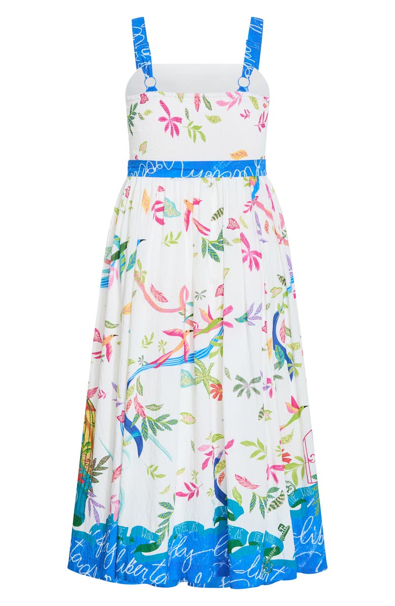 City Chic Free Spirit Print Sleeveless Maxi Dress, Alternate, color, Free Spirit