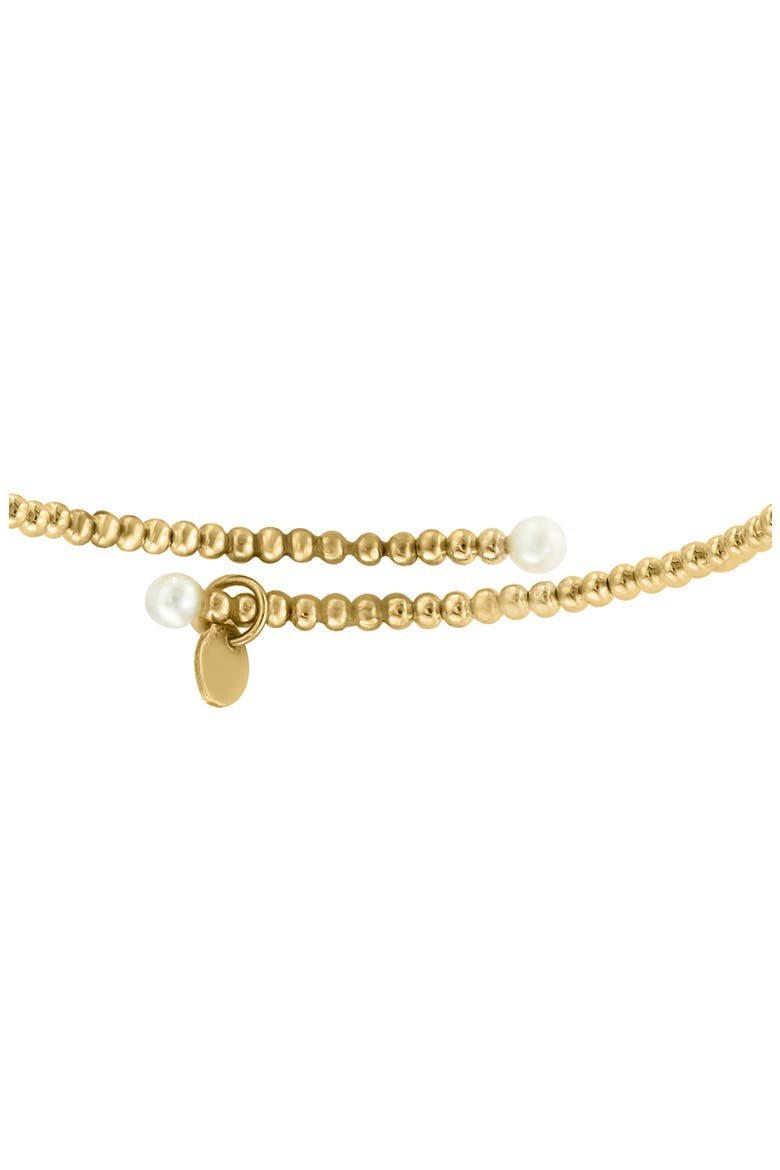 14K Yellow Gold Freshwater Pearl Bracelet, Alternate, color, YELLOW