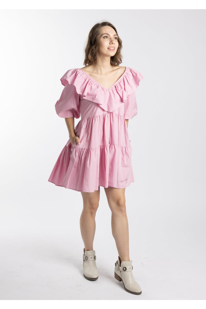 Mayan Dress, Main, color, Petal Pink