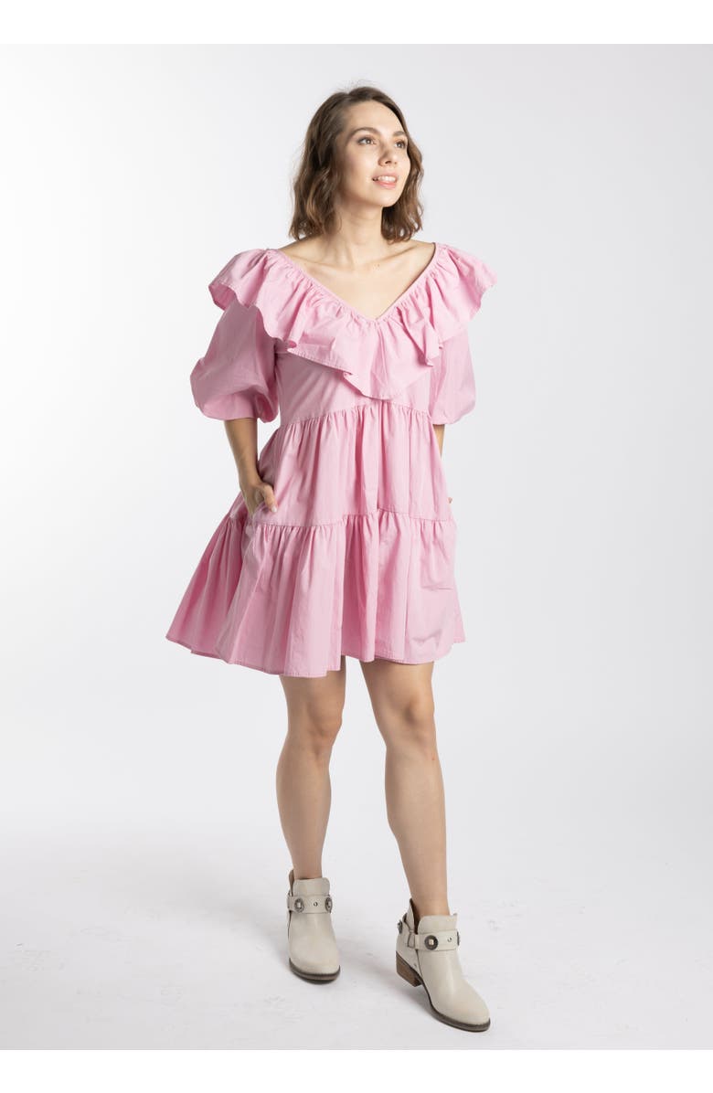 Le Fafo Mayan Dress, Main, color, Petal Pink