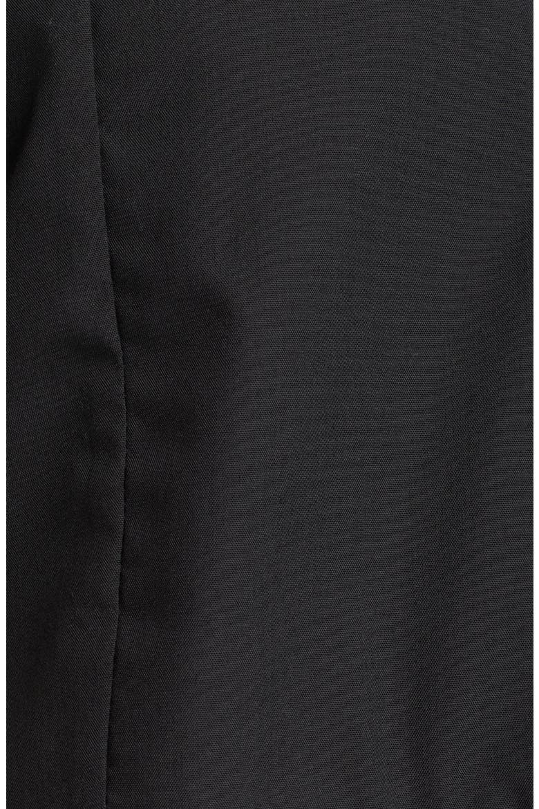 Sheer Button Front Shirt, Alternate, color, BLACK