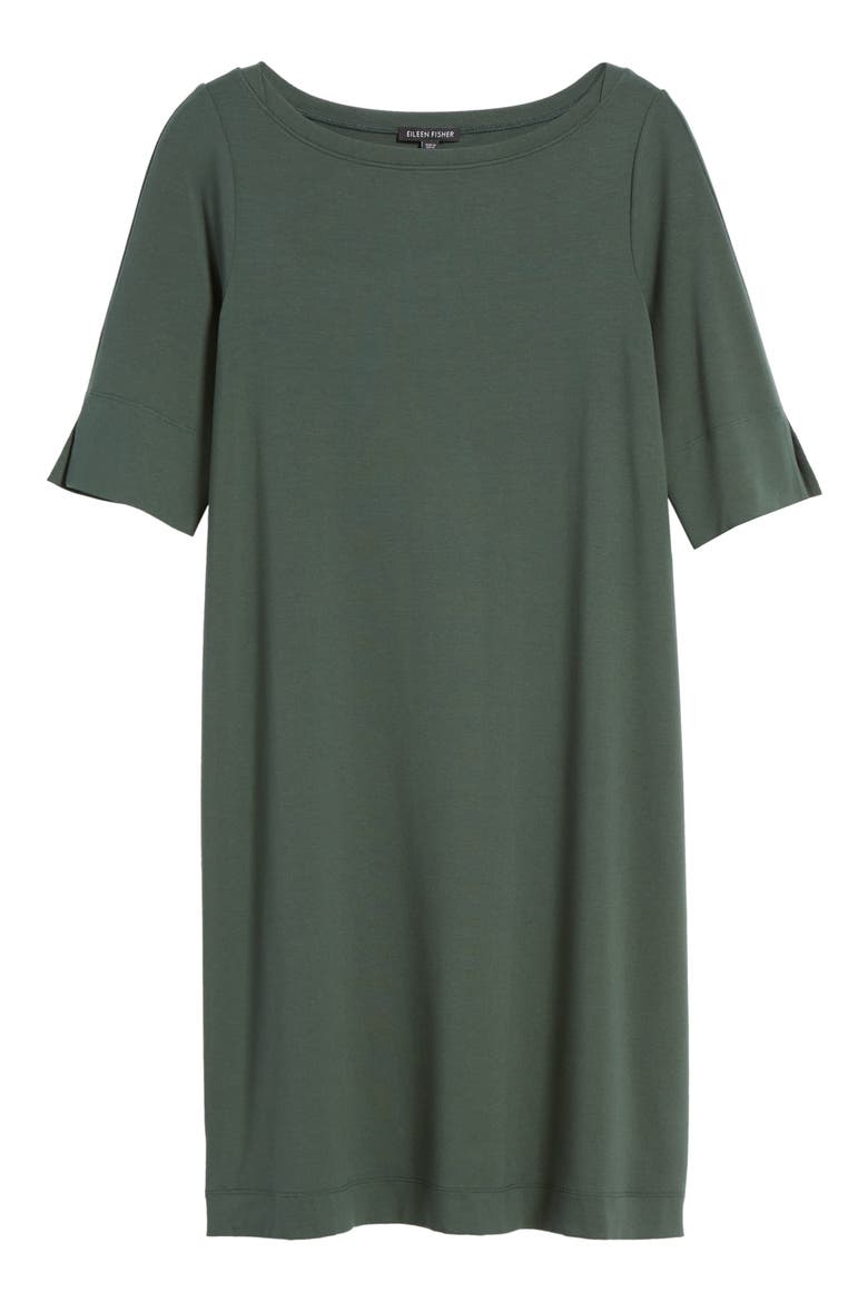 Jersey Shift Dress, Alternate, color, BALSAM