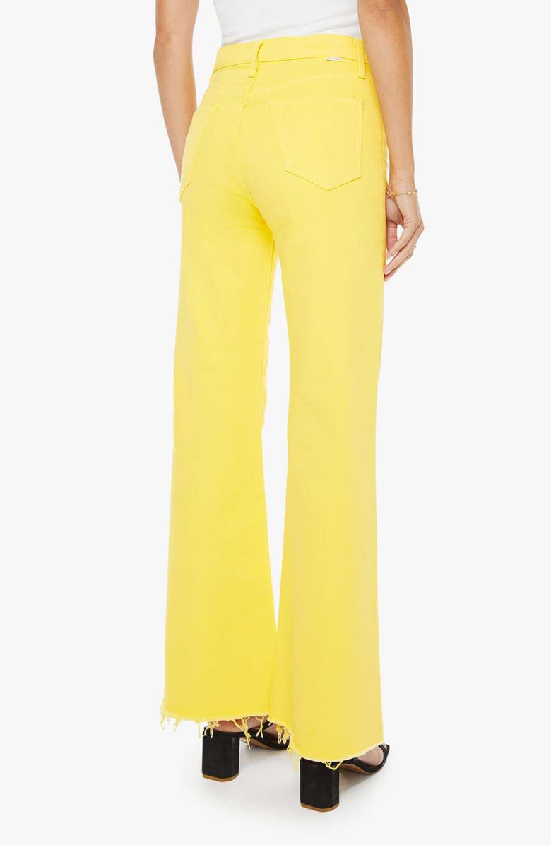 MOTHER The Tomcat Roller Fray Flare Jeans, Alternate, color, Sunshine
