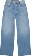 Fortela Jaron Wide-Leg Bleach Wash Denim Trousers