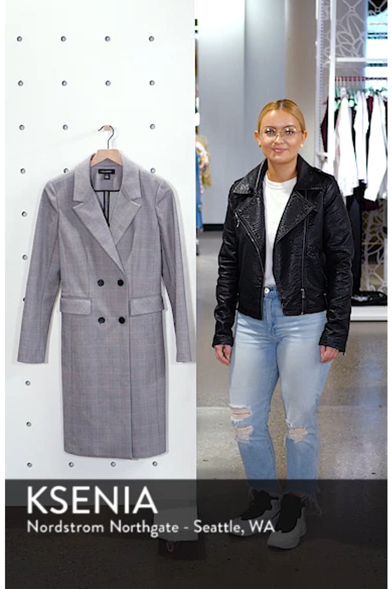 Structured Plaid Coat video