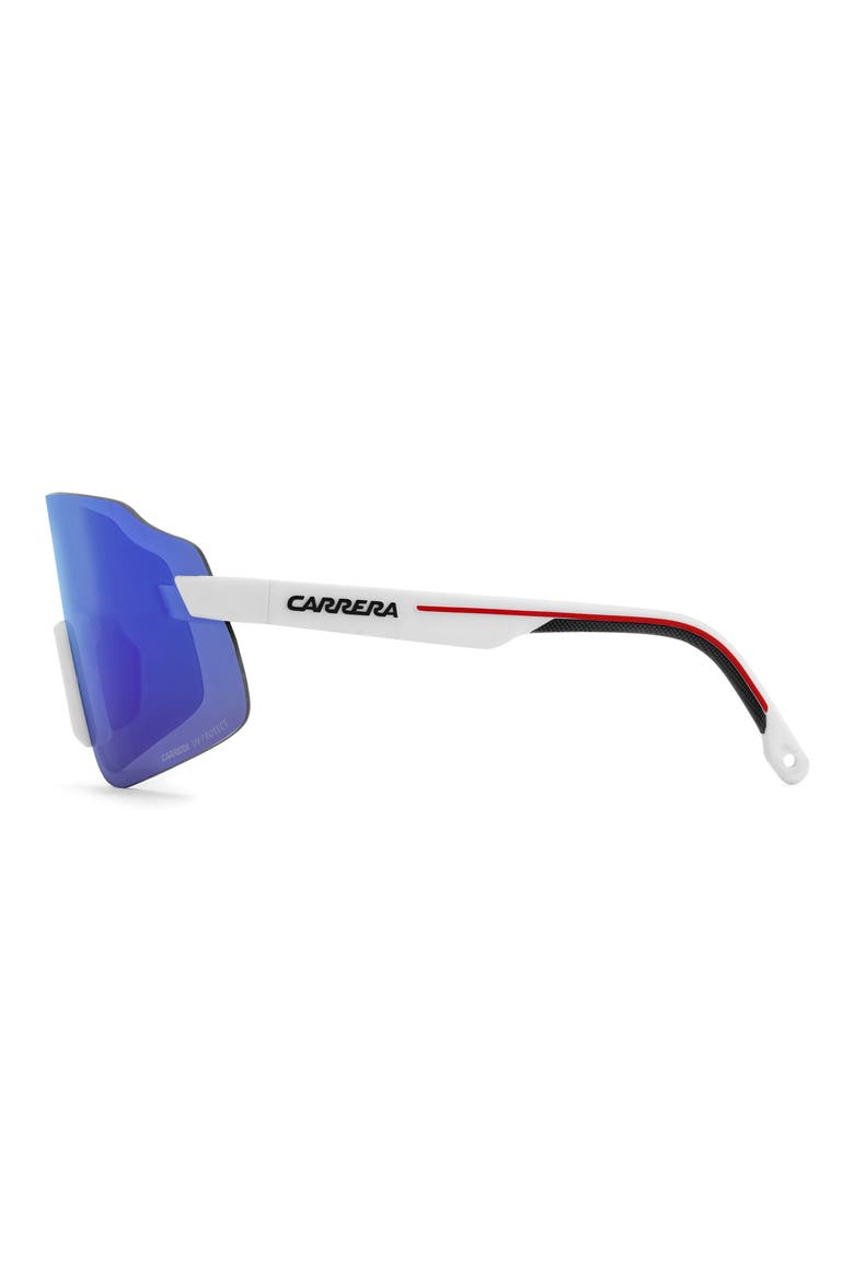 C Sport 99mm Shield Sunglasses, Alternate, color, MATTE WHITE/ BLUE