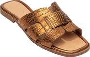 Forever & Always Shoes Notre Leather Flat Sandals