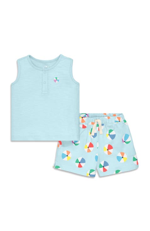 Baby Henley Tank Set