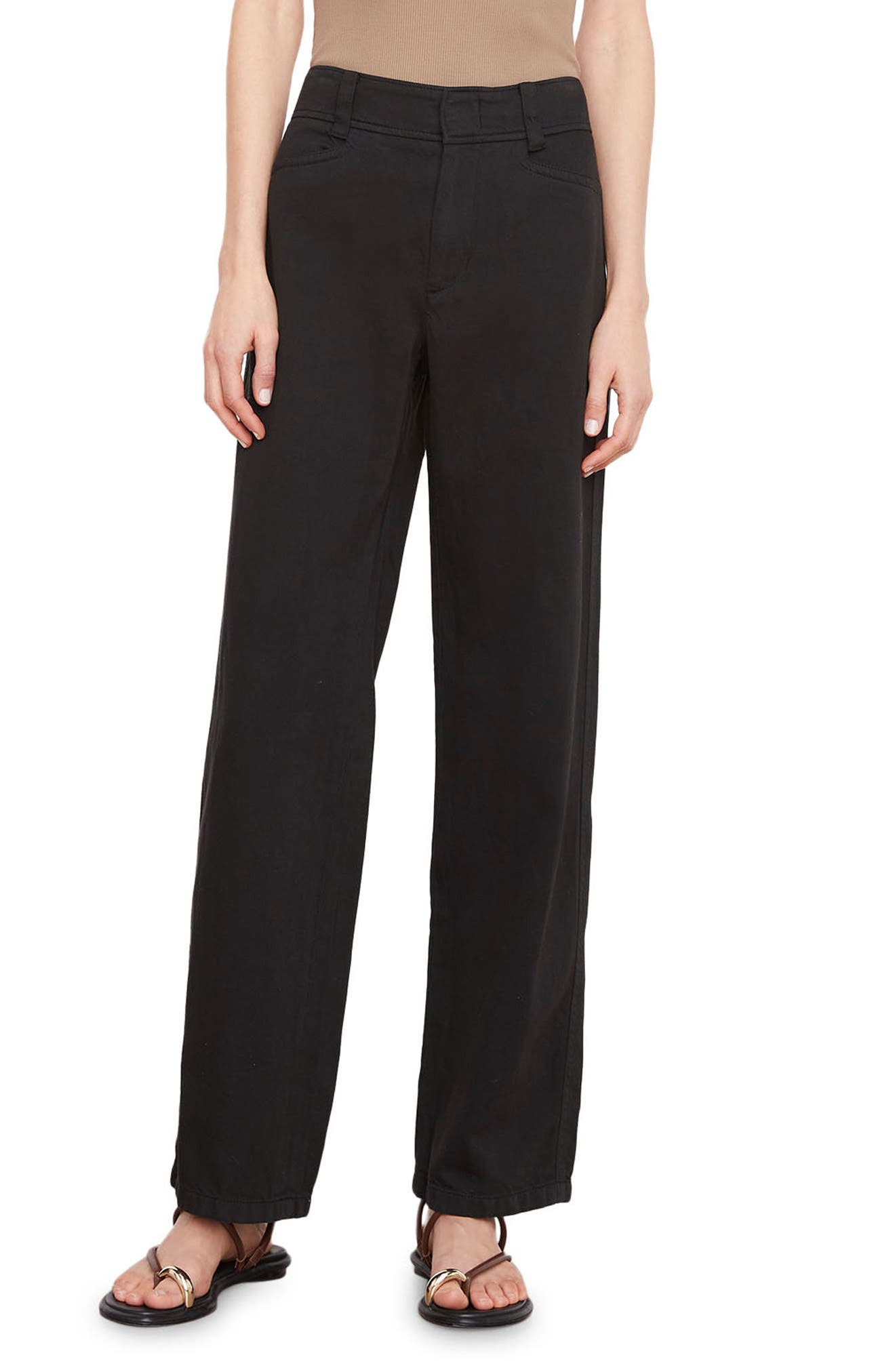 Vince High Waist Wide Leg Pants