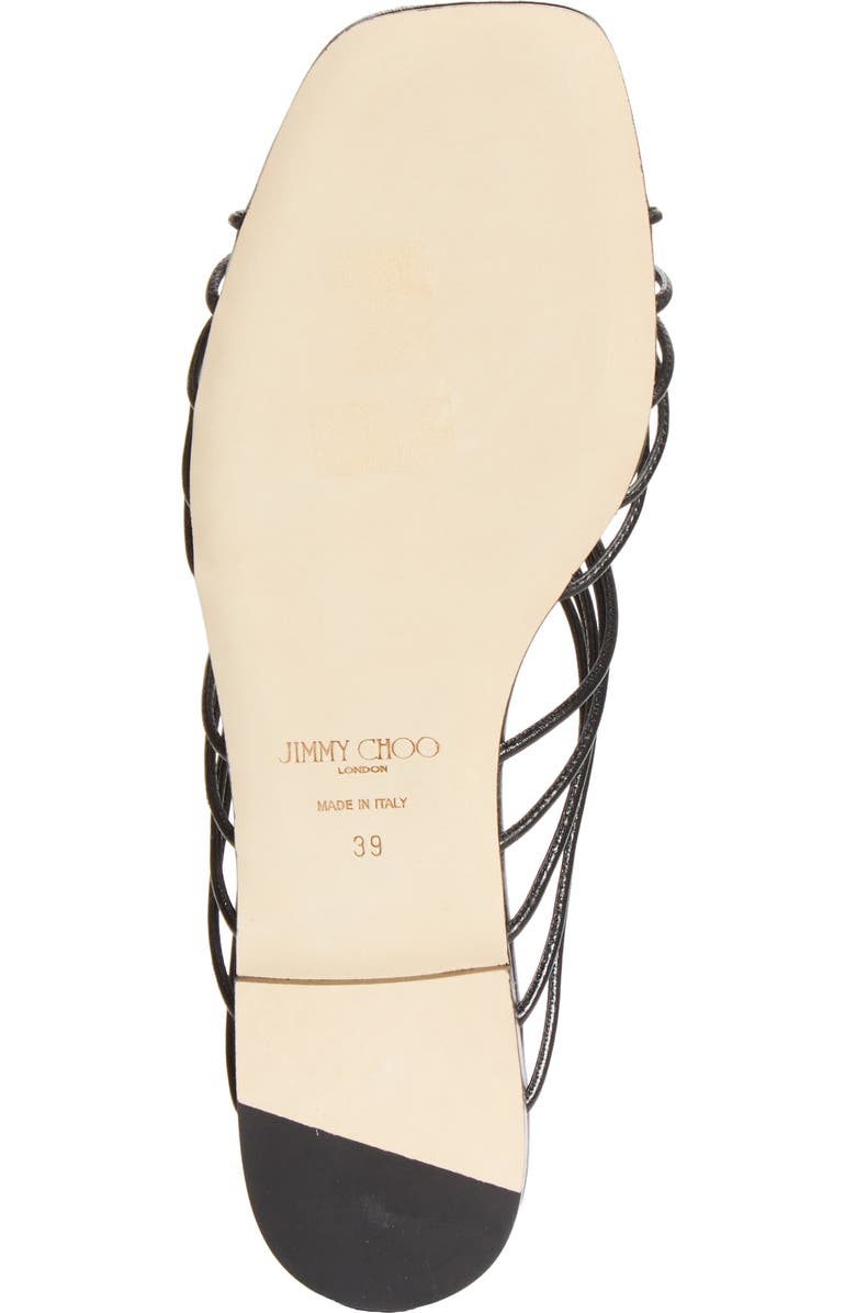 Jimmy Choo Lova Beaded Slide Sandal, Alternate, color, Black Mix