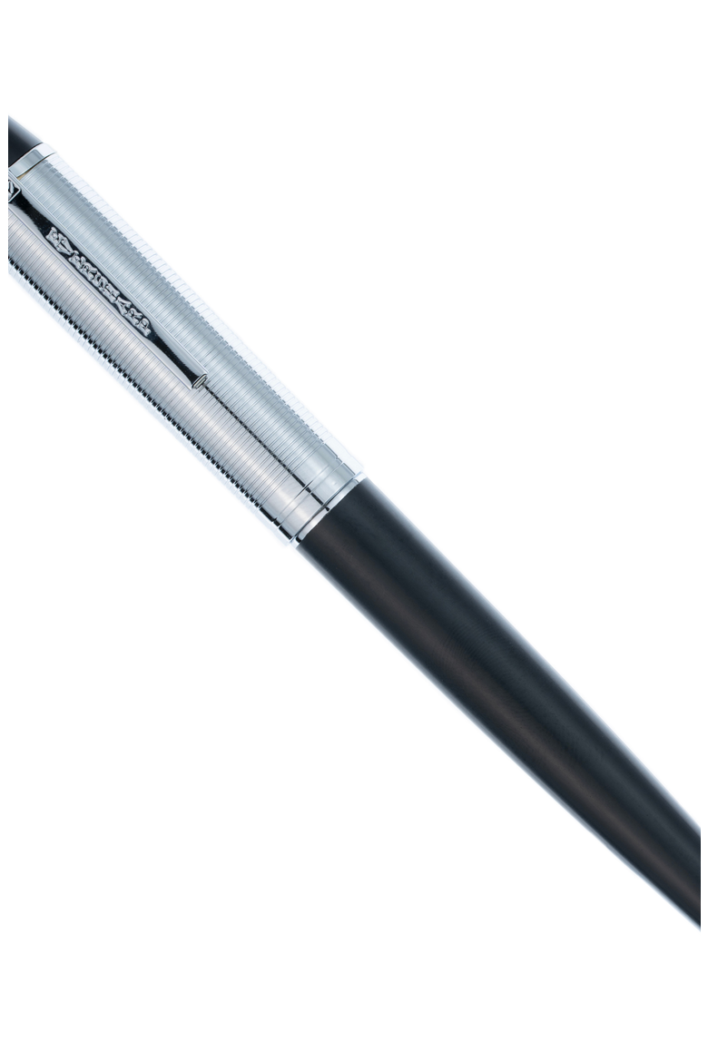 Skyline Ballpoint Pen, Alternate, color, Black Silver
