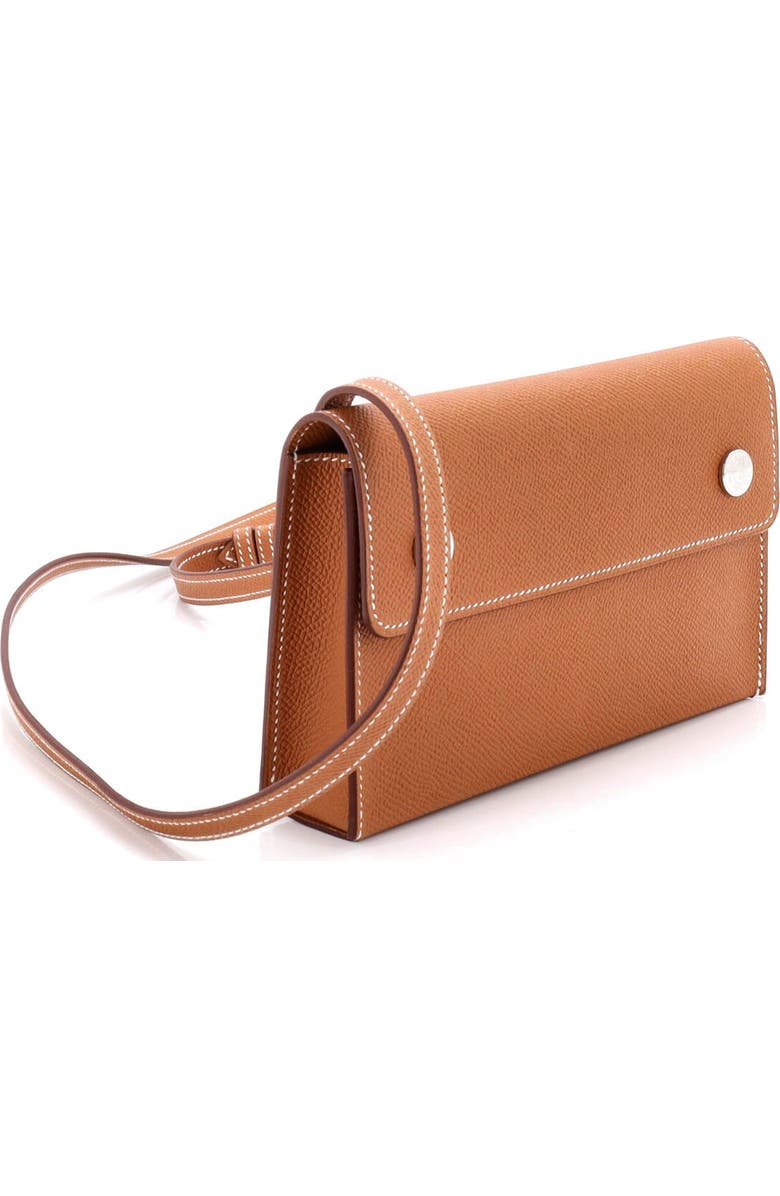 Pre-Owned Hermes Hermesnap Wallet Bag Epsom, Alternate, color,