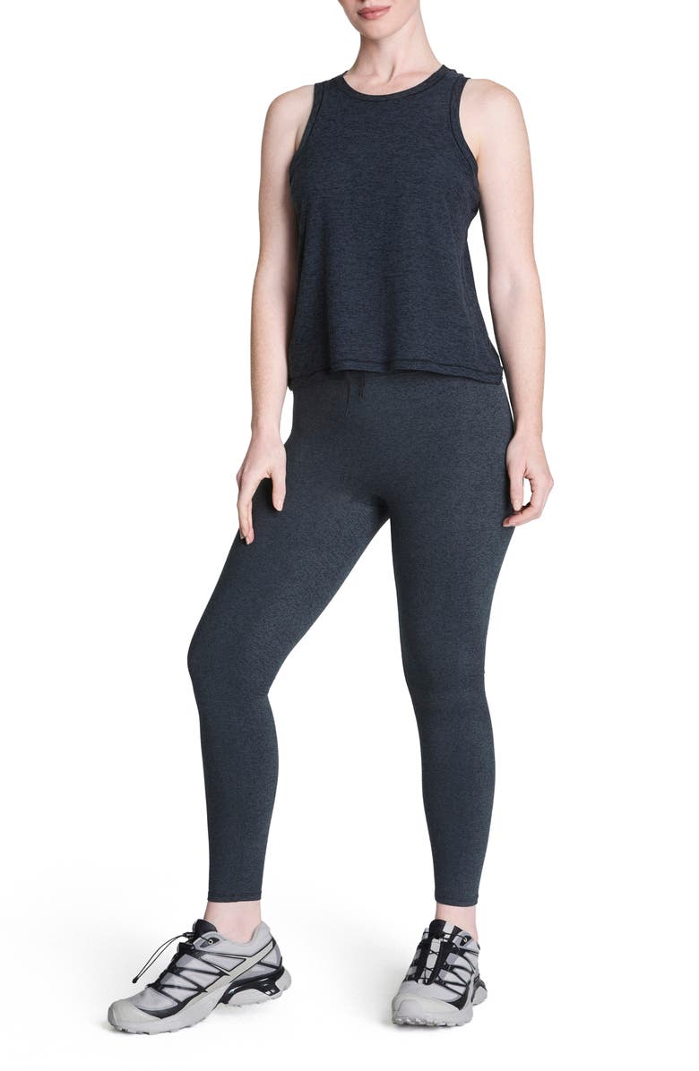 SPANX<sup>®</sup> SPANXsmooth<sup>™</sup> SoftStretch High Waist Leggings, Alternate, color, Very Black