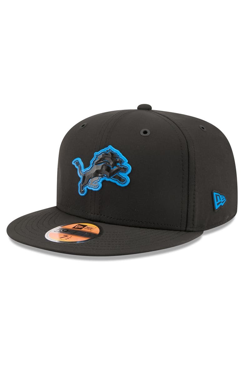 Men's New Era Black Detroit Lions 2026 Sideline 59FIFTY Fitted Hat, Main, color, Black