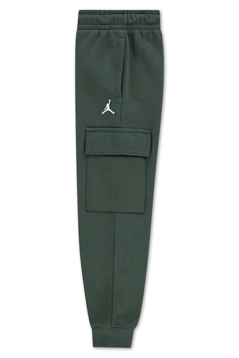 MJ Brooklyn Fleece Cargo Sweatpants, Alternate, color, MIDNIGHT GREEN