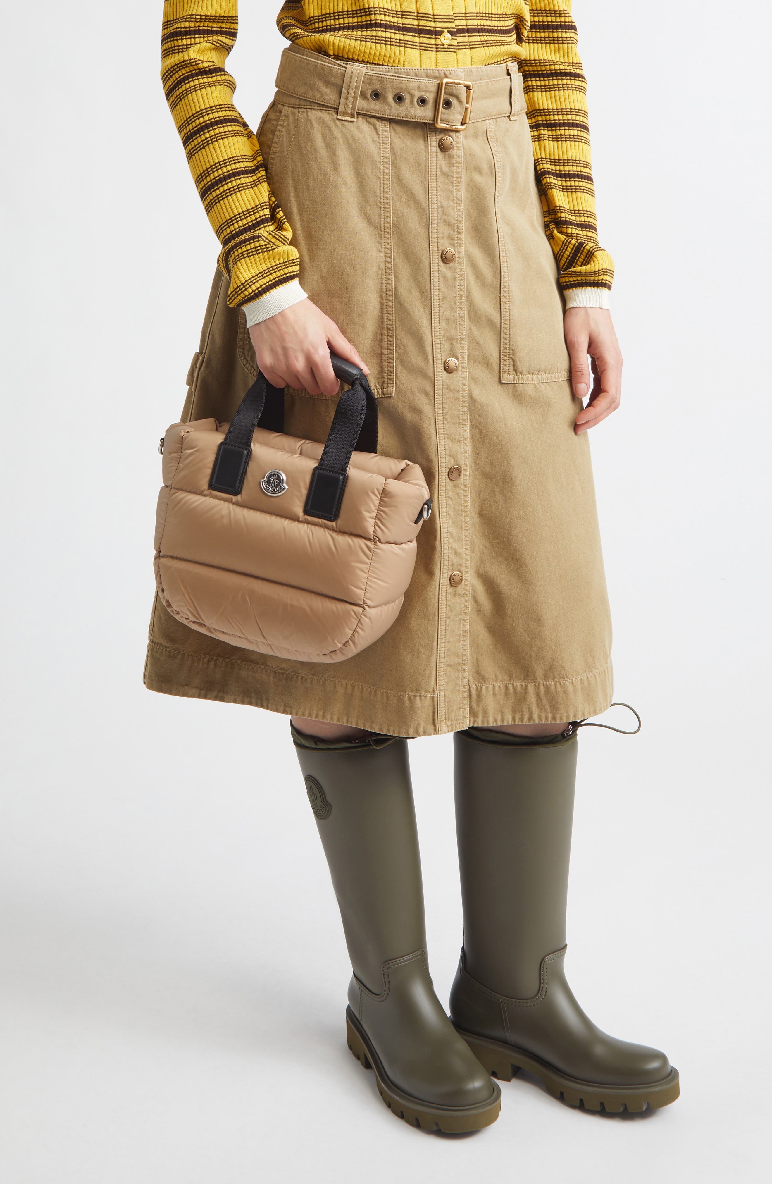 Mini Caradoc Quilted Tote Bag, Alternate, color, TRAVERTINE