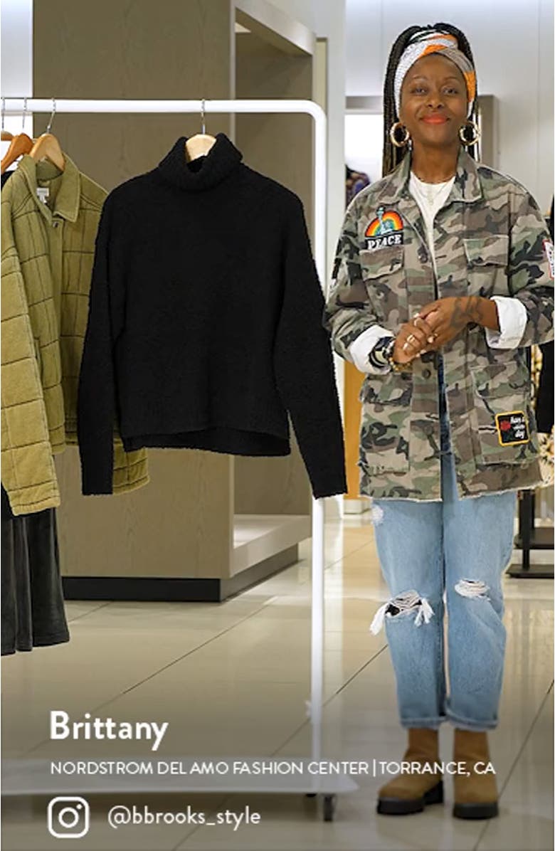 Ylonda Turtleneck Lounge Sweater, sales video thumbnail