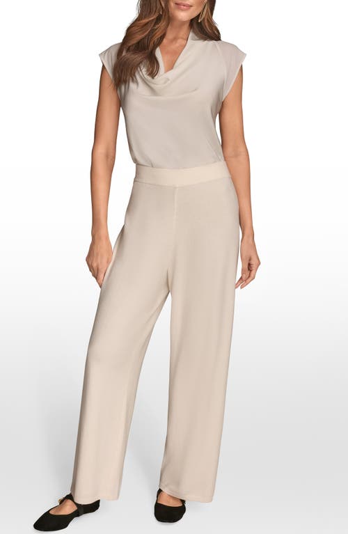 Donna Karan New York Pull On Sweater Pants In Animal Print