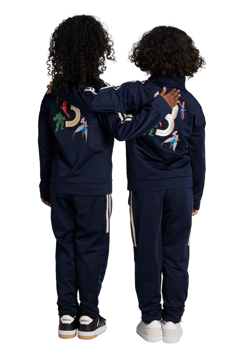 x Marvel's Avengers Kids' Tiro Suit Up Track Jacket & Pants Set, Alternate, color, INK/ WONDER GOLD METALLIC