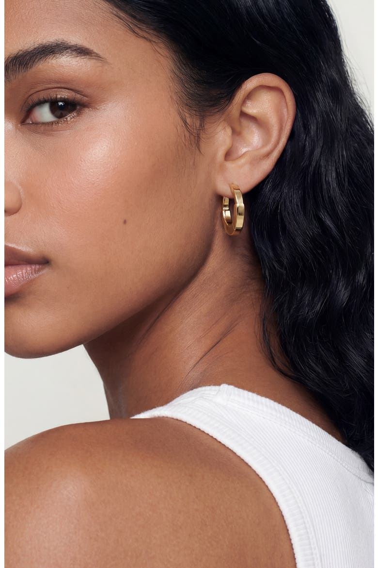 Triple Hoop Earrings Set, Alternate, color, GOLD