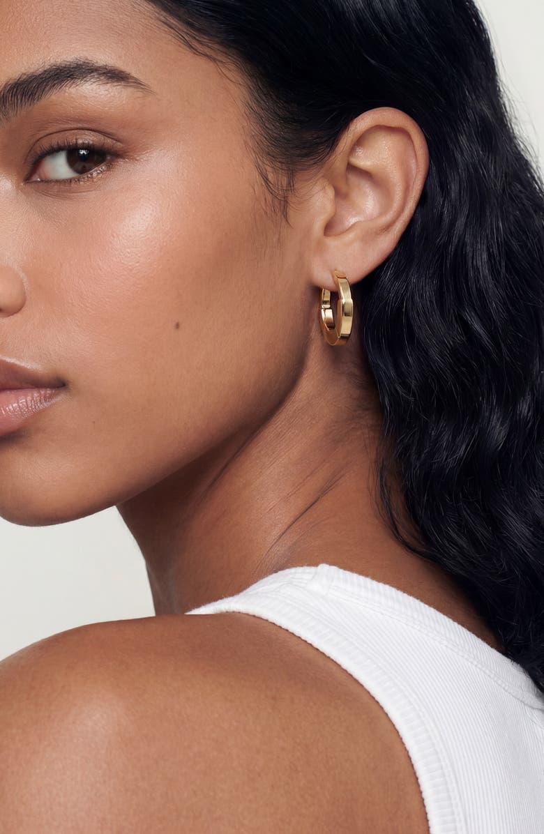 Ettika Triple Hoop Earrings Set, Alternate, color, Gold