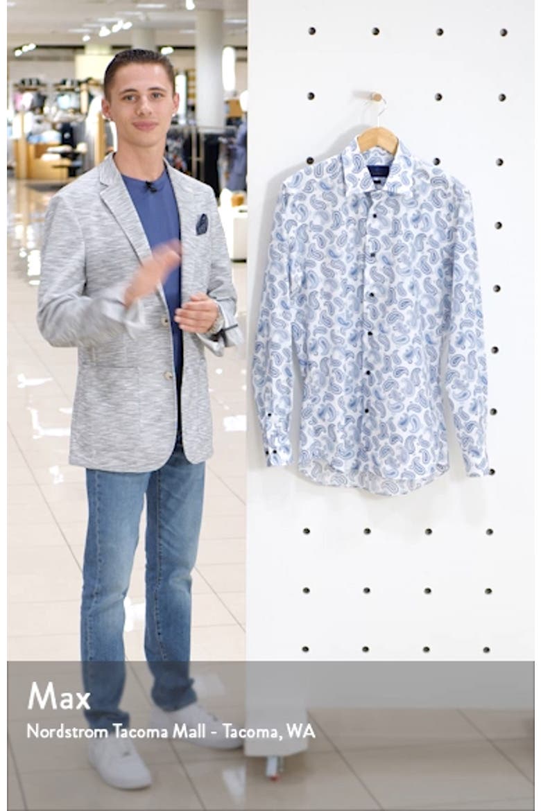 Trim Fit Paisley Dress Shirt video