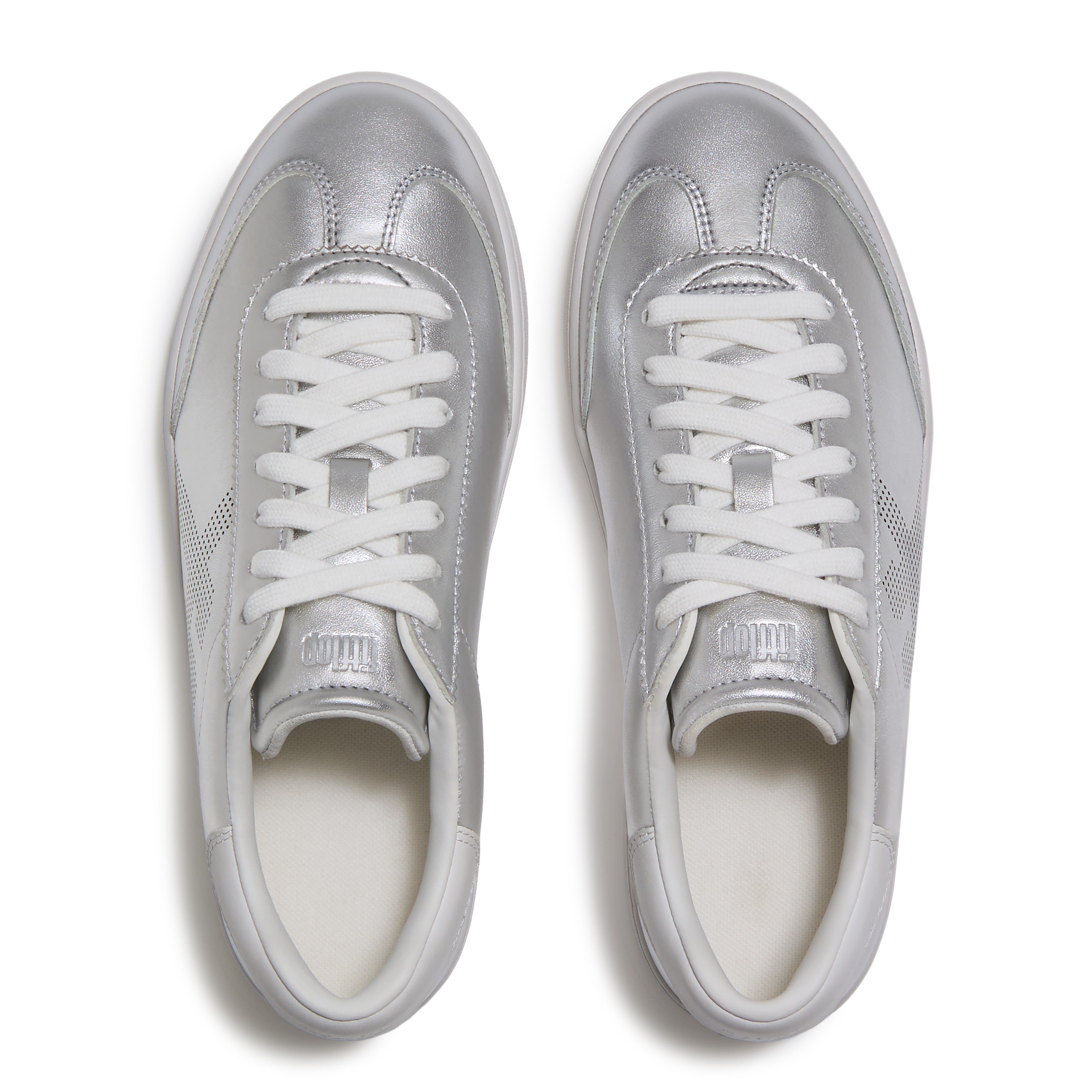 The Dash FF Metallic T-Toe Sneakers, Alternate, color, Silver