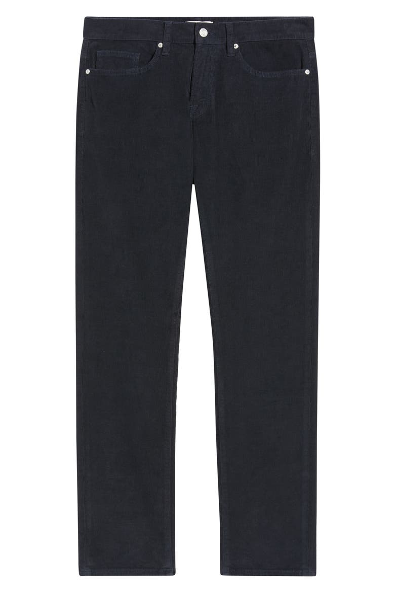 L'Homme Corduroy Slim Jeans, Alternate, color, DARK NAVY
