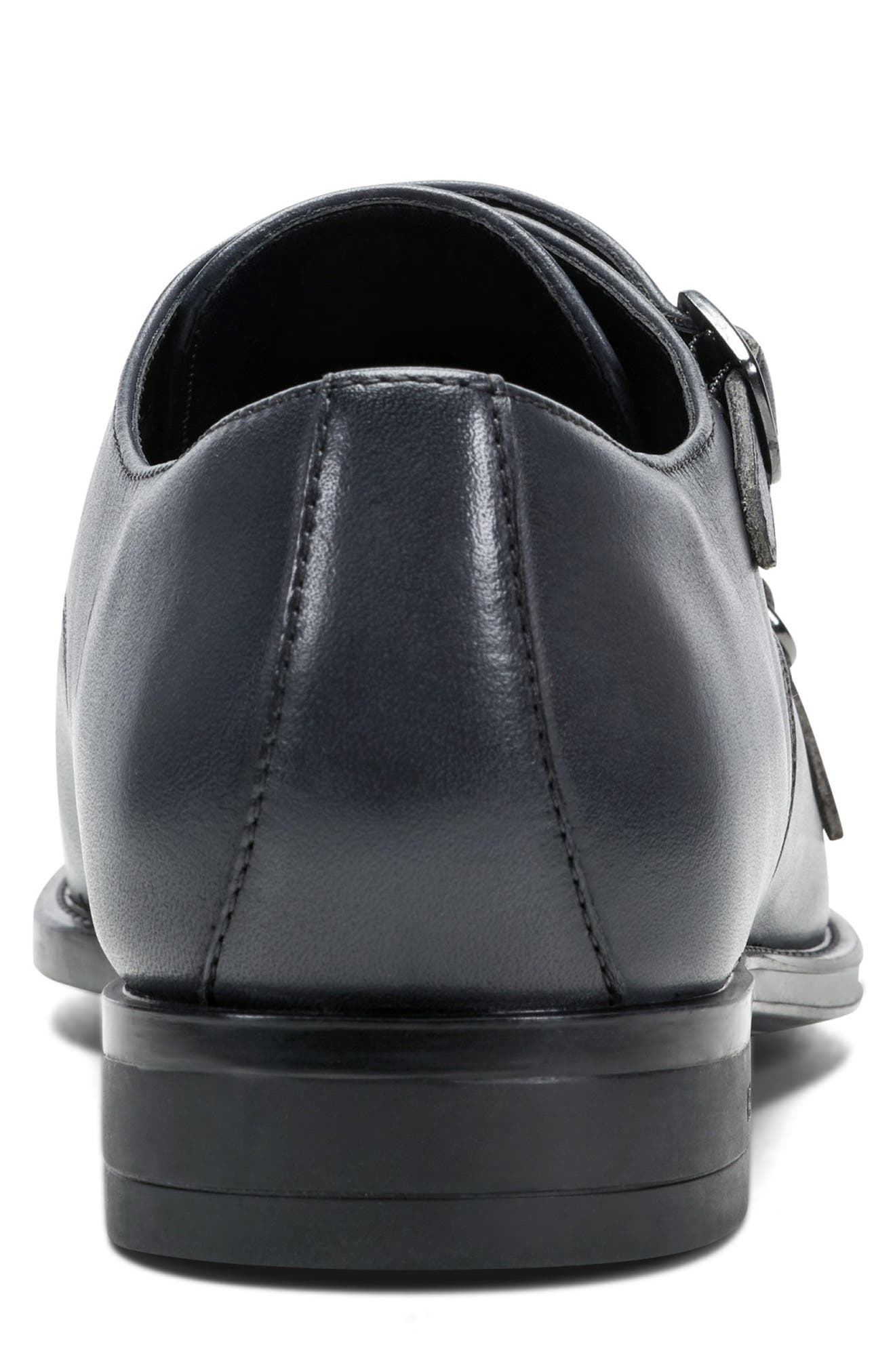 Kenneth Cole New York Charles Double Monk Strap Shoe, Alternate, color, Charcoal