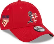 New Era Men's New Era Red Oakland Athletics 2023 Fourth of July 9FORTY Adjustable Hat