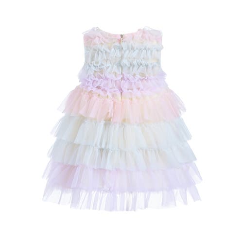 Tulleen Ruffle Layered Tulle Dress