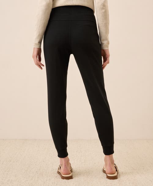 Pact Everyday Organic Cotton Airplane Joggers In Black
