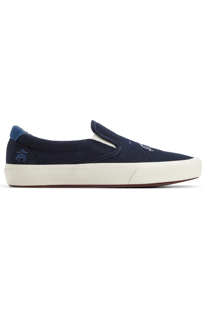 Brooks Brothers Quincy Slip-On Sneaker, Alternate, color,