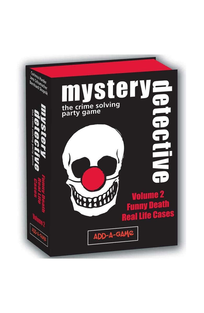 Luma Imports Mystery Detective Vol 2 Funny Death Real Life Cases Crime Solving Party Game, Main, color, Multicolored