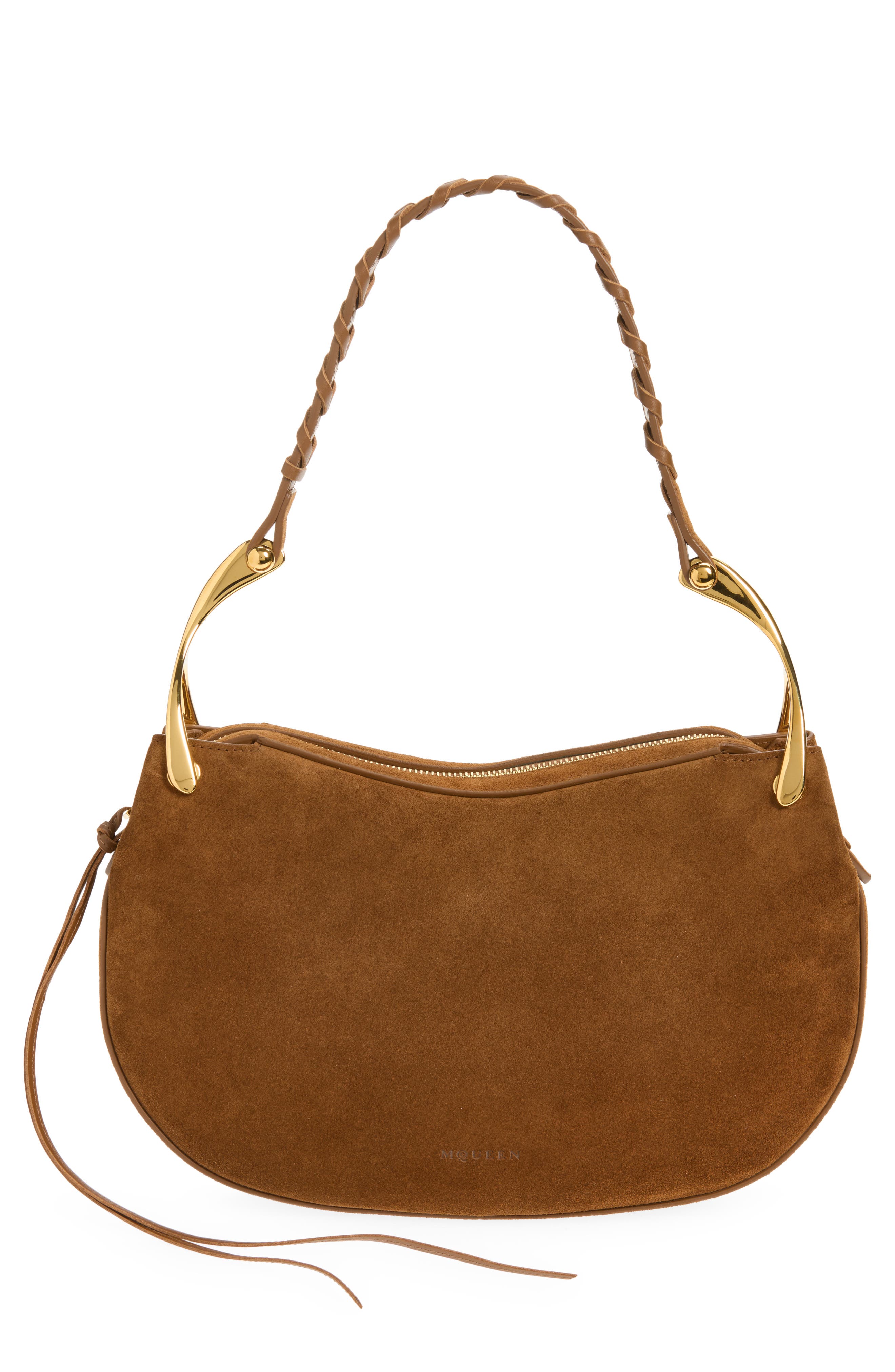 Wishbone Shoulder Bag, Main, color, COFFEE