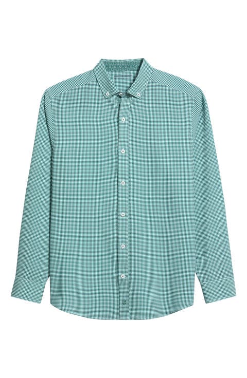 XC+™ Performance Game Day Gingham Button-Up Shirt