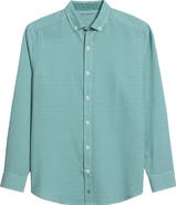 Johnston & Murphy XC+™ Performance Game Day Gingham Button-Up Shirt