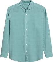 Johnston & Murphy XC+™ Performance Game Day Gingham Button-Up Shirt