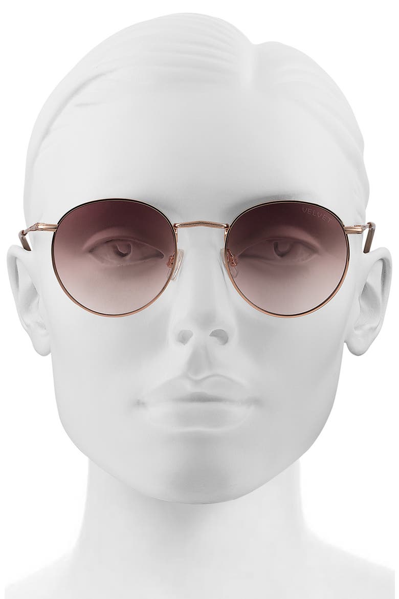 Yokko Sunglasses, Alternate, color, ROSE GOLD