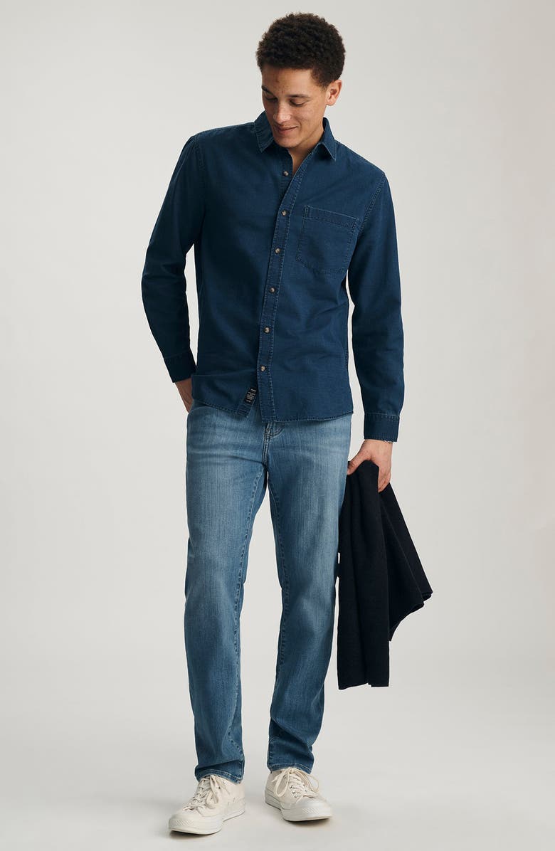 Mavi Jeans Denim Button-Up Shirt, Alternate, color,