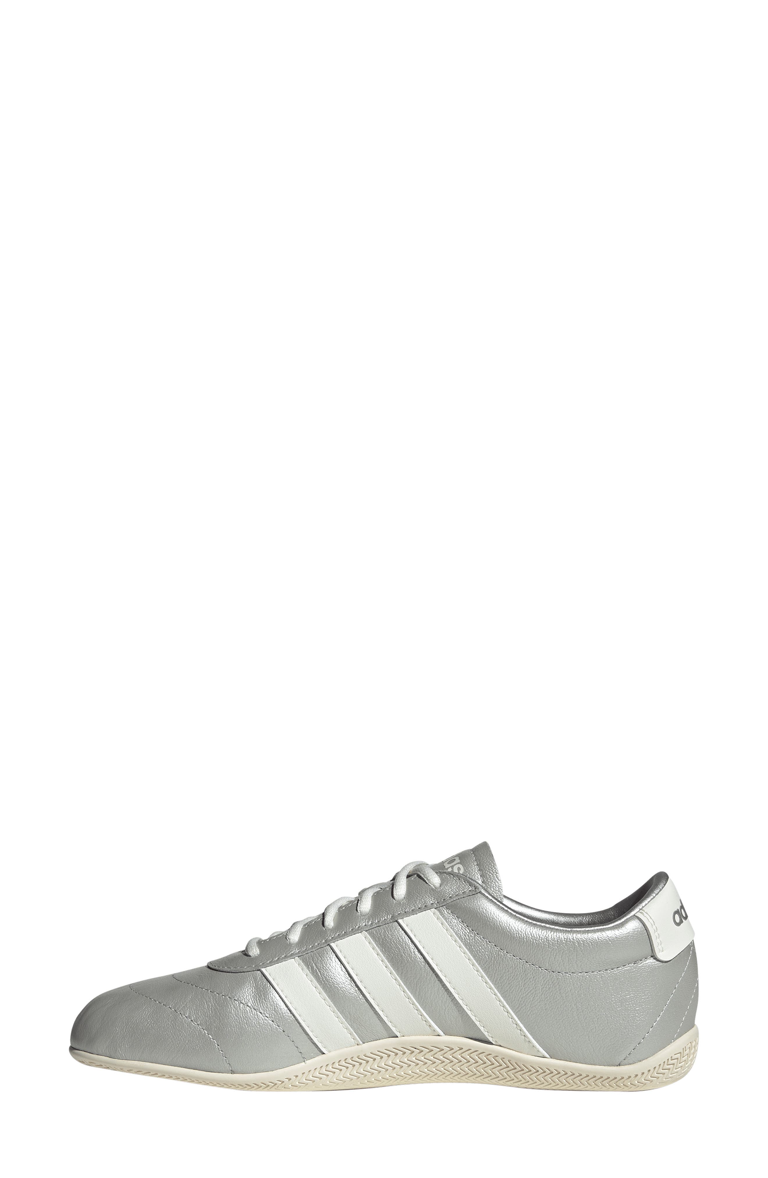 Grand Court Lo Sneaker, Alternate, color, SILVER/ OFF WHITE/ WHITE