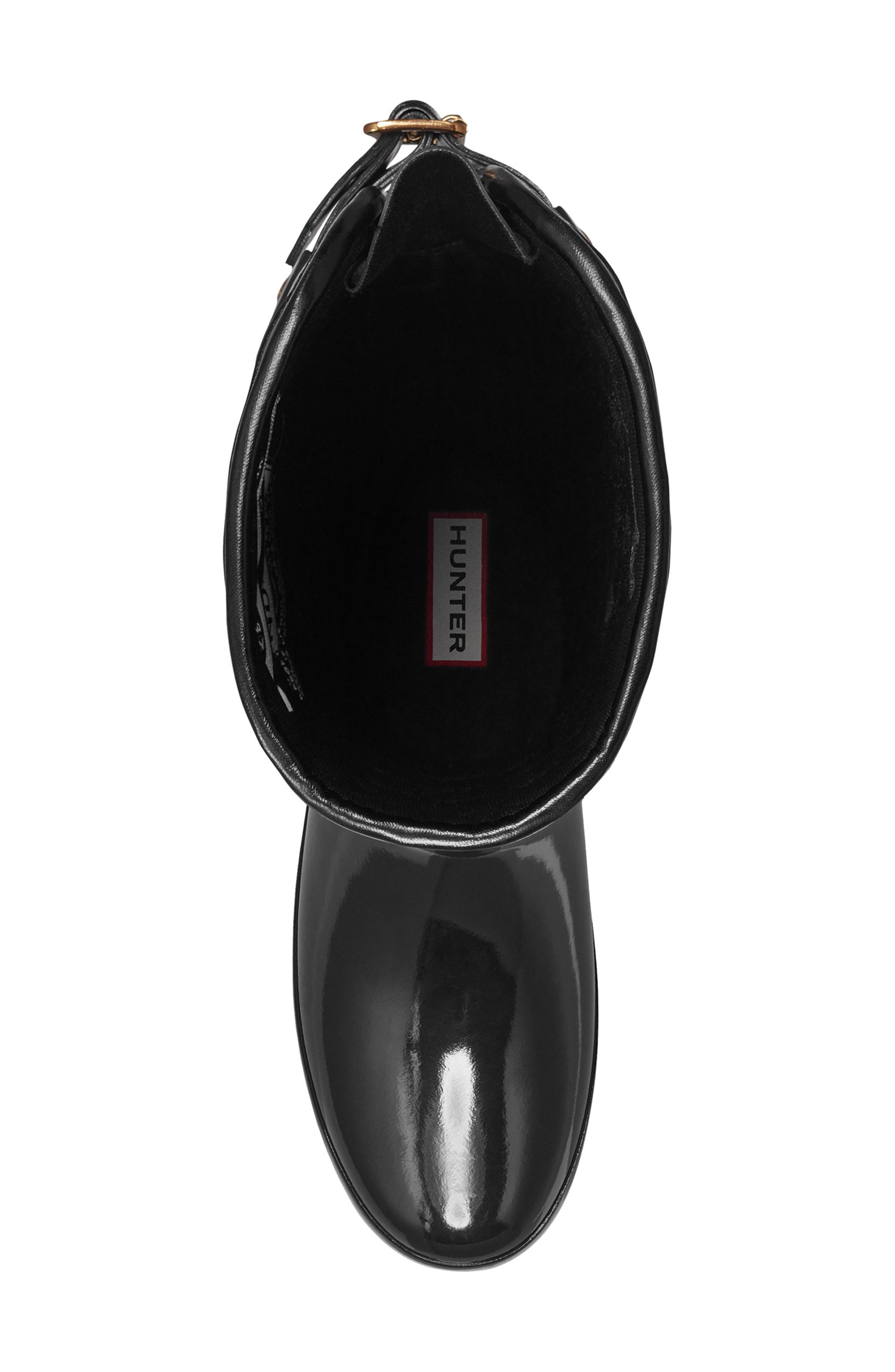 Hunter Original Refined High Gloss Quilted Waterproof Rain Boot