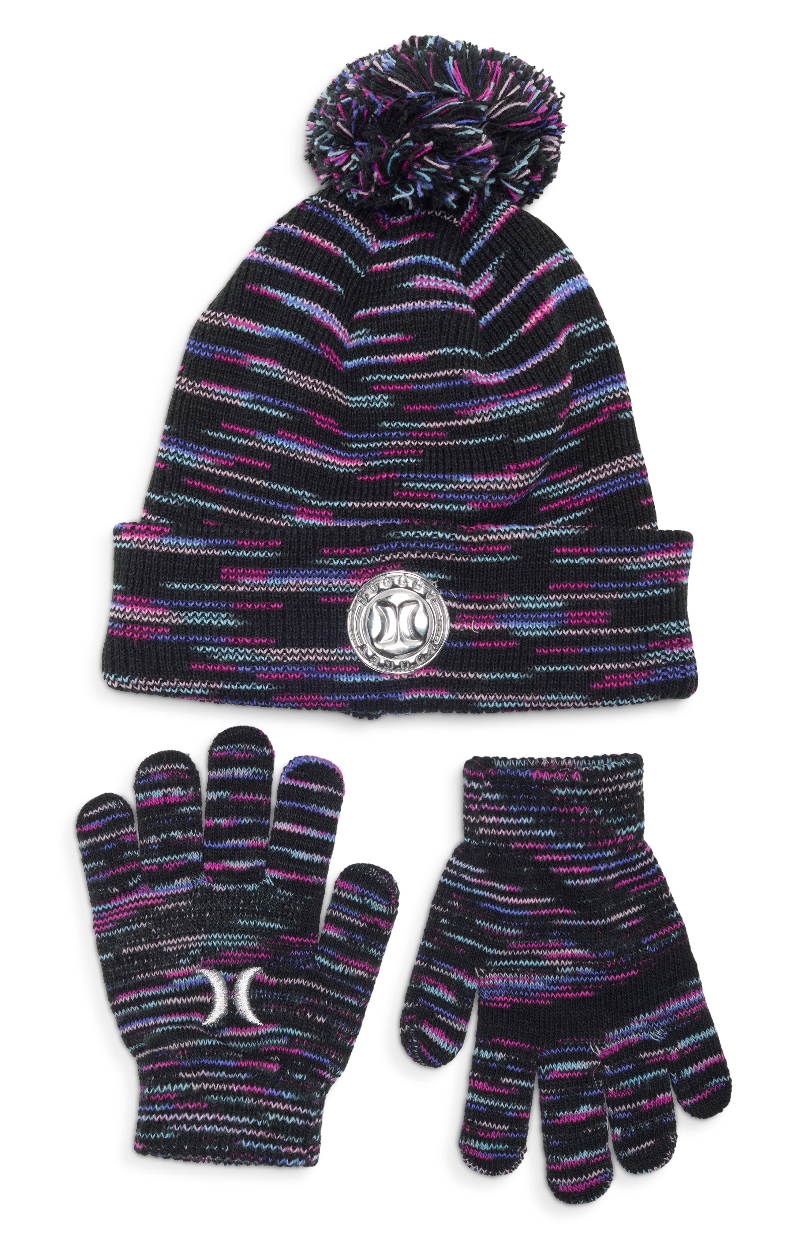 Kids' Space Dye Beanie & Gloves Set