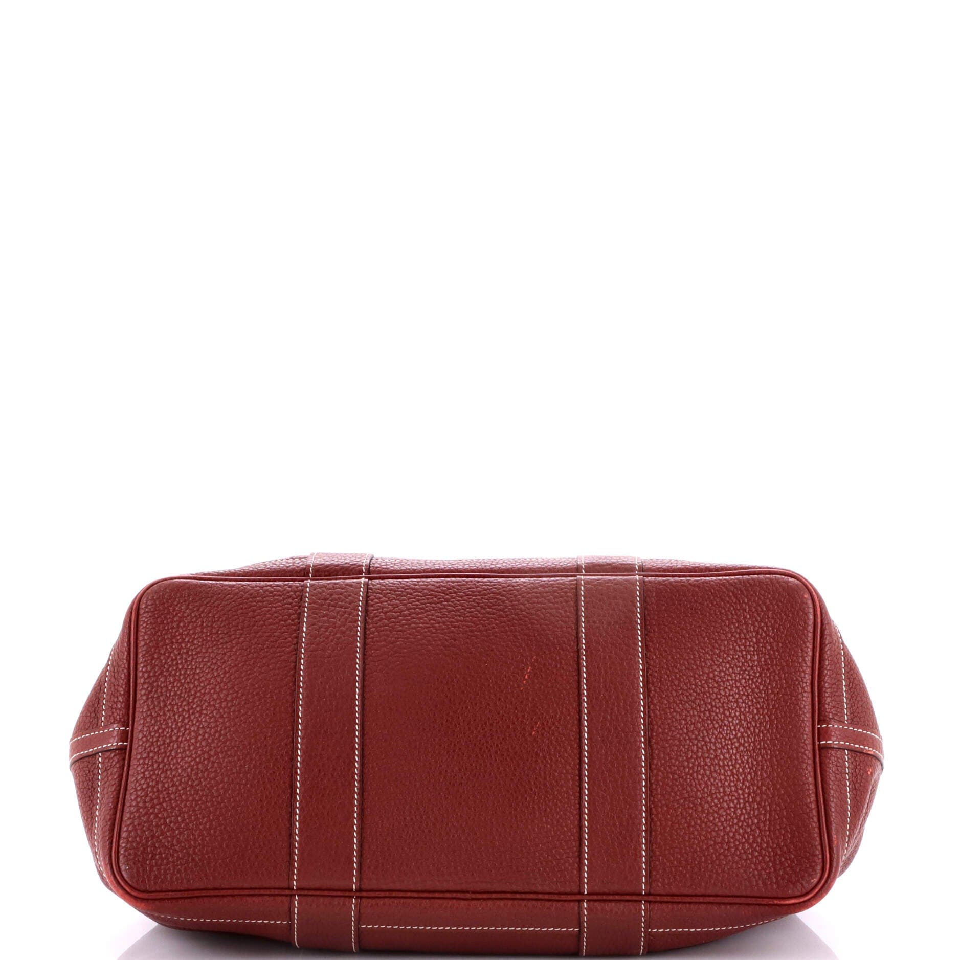 Pre-Owned Hermes Garden Party Tote Leather 36, Alternate, color, Rouge H