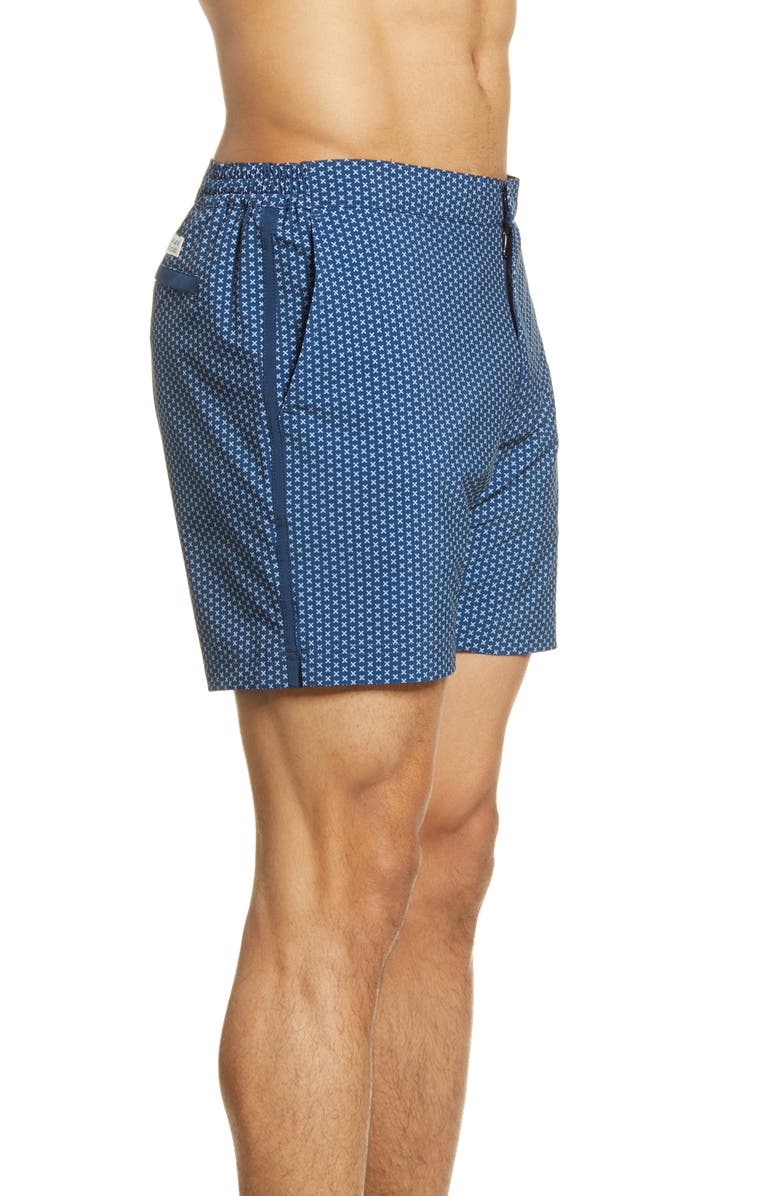 Fair Harbor The Sextant Swim Trunks, Alternate, color, Navy Juniper