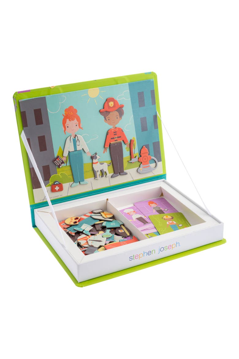 Kids' Careers Magnetic Activity Set, Alternate, color, GREEN