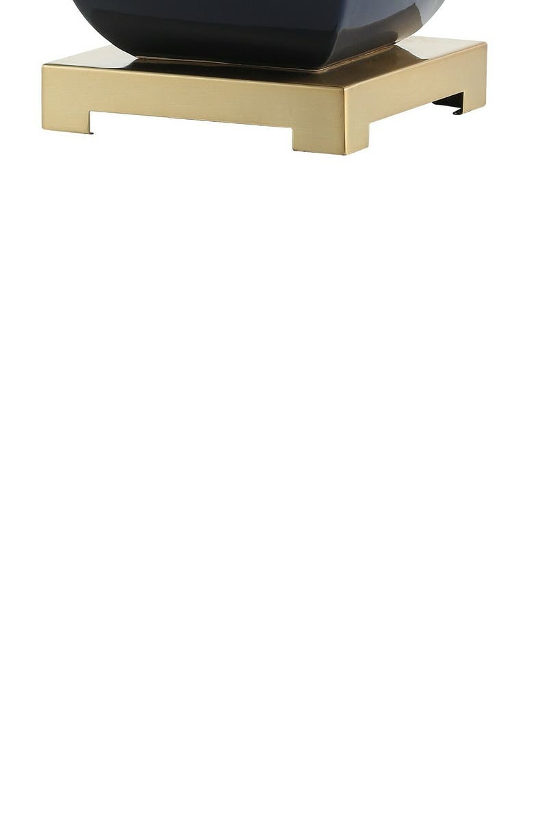 JONATHAN Y Vienna Ceramic LED Table Lamp, Alternate, color, Navy