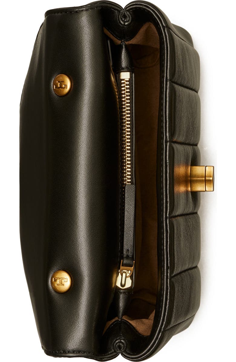 Tory Burch Kira Small Quilted Leather Satchel, Alternate, color,