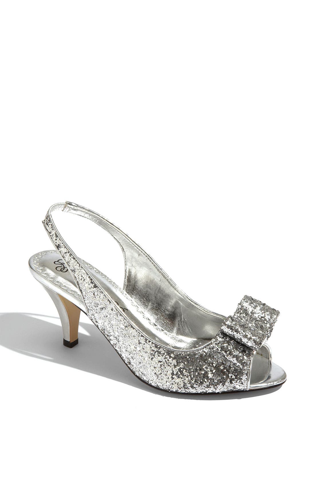 'Rosina' Sandal, Main, color, SILVER