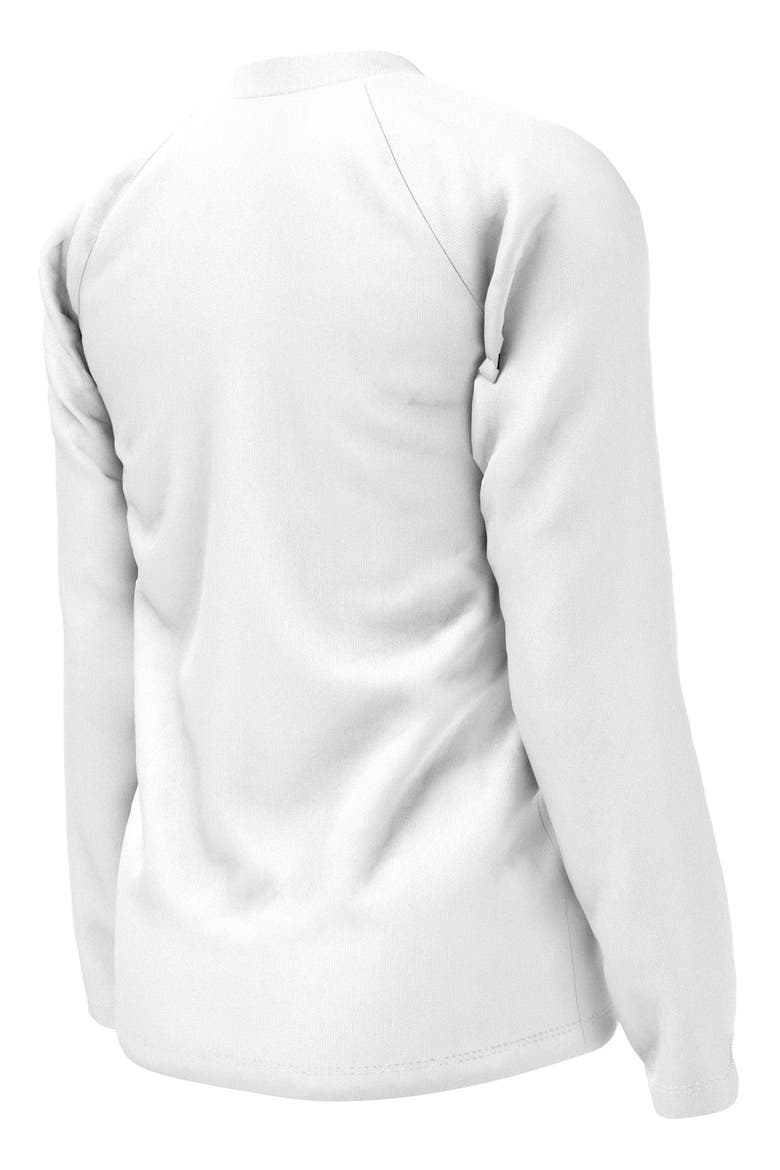 Hydroguard Dri-FIT Long Sleeve Rashguard, Alternate, color, WHITE